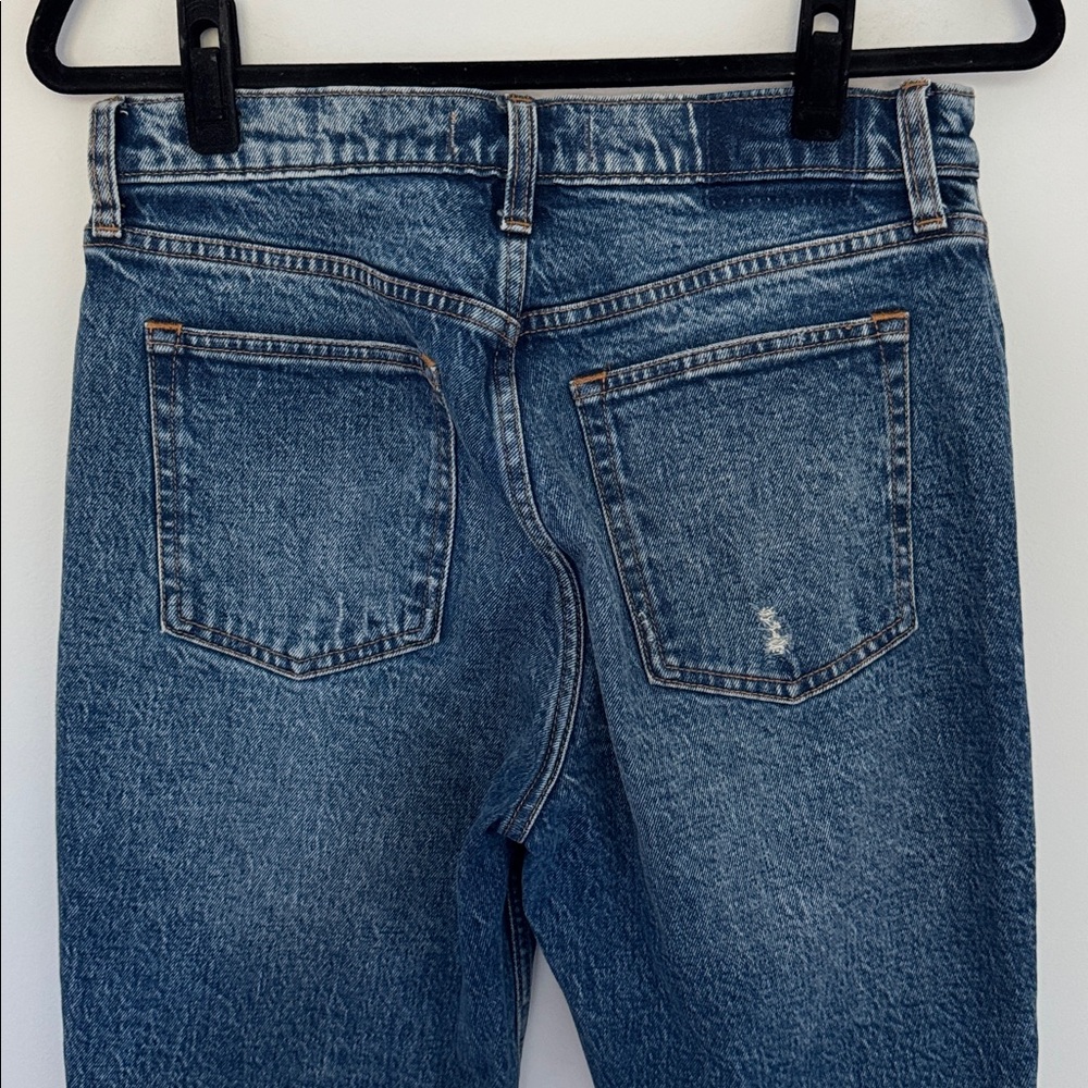 Abercrombie & Fitch NWT The Skinny High Rise Distressed Cropped Jeans - Size 29S - Picture 6 of 8